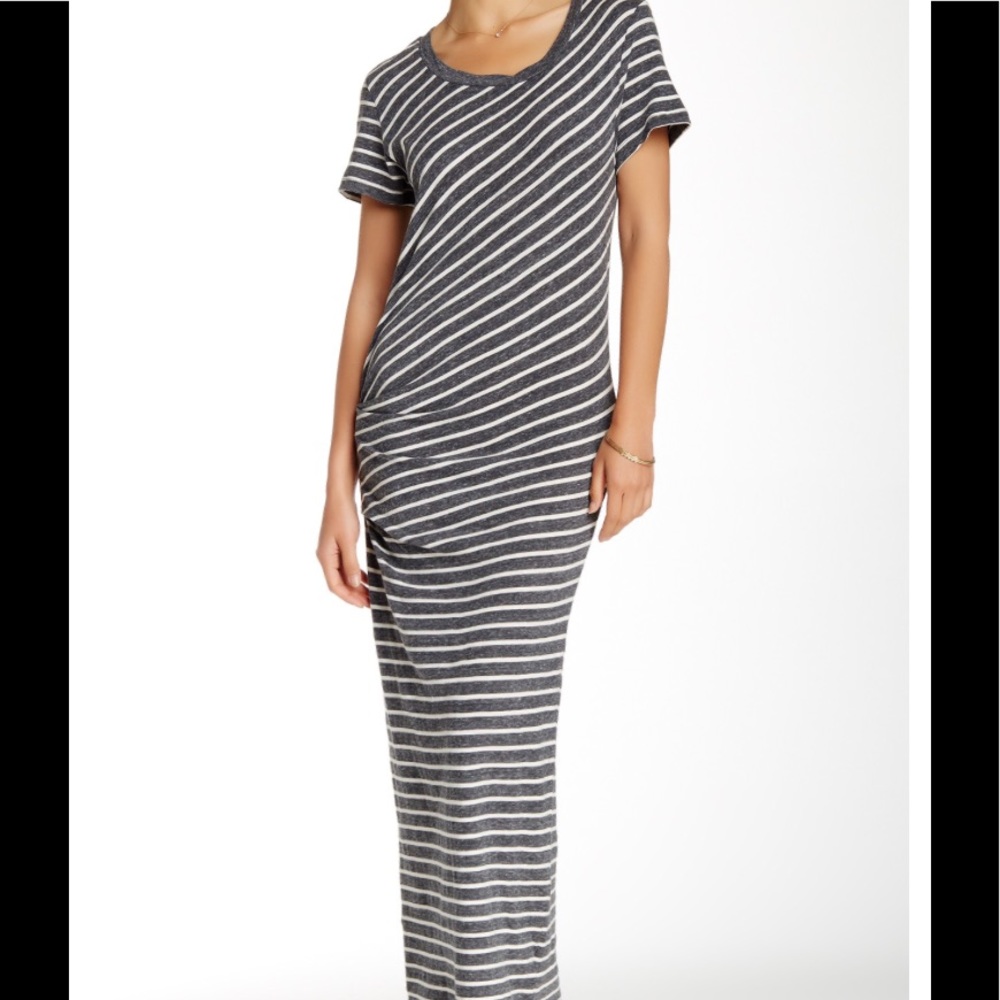 James Perse Long Rushed Dress